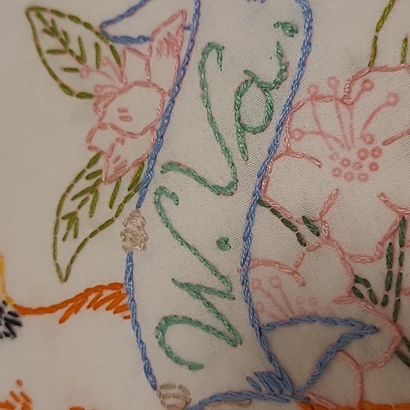 Vintage Hand Stitched West Virginia State Bird & Flower - Picture 7 of 16